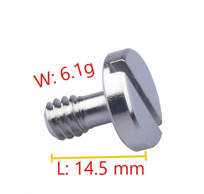 camera screw size long tripod screw