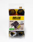Rip-Tie 1" Wide Rip-Lock CableWrap, Black 10pk