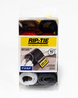 Rip-Tie 1" Wide Rip-Lock CableWrap, Black 10pk