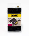 Rip-Tie 1" Wide Rip-Lock CableWrap, Black 10pk