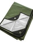 Outdoor Survival Blanket 60" X 82" - Olive Green
