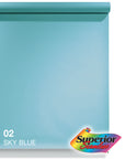 Sky Blue Superior Seamless paper