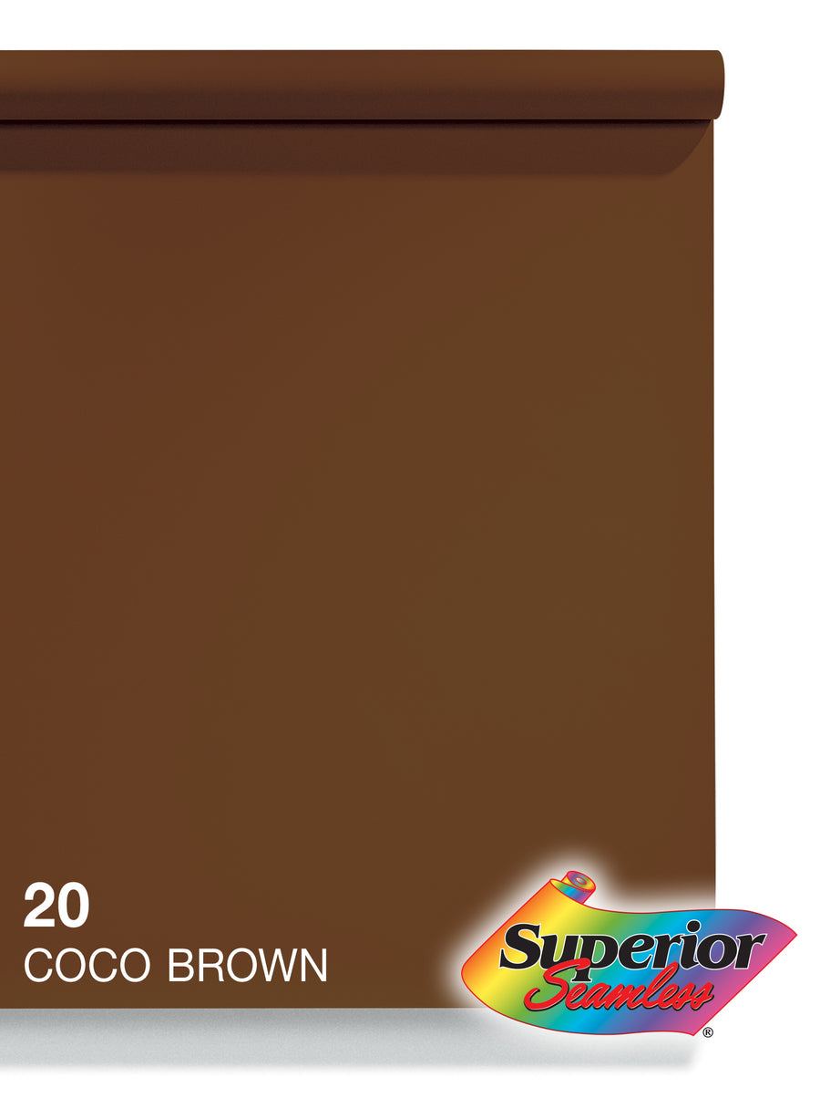 Coco Brown Superior Seamless paper