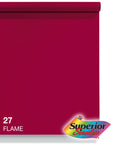 Flame Red Superior Seamless paper