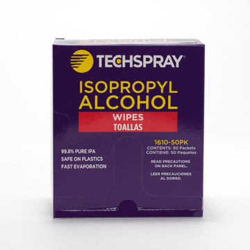 Tech Spray Alcohol wipes - 50pk