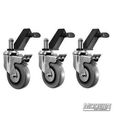 Modern Wheels for Combo Stands, Set of 3