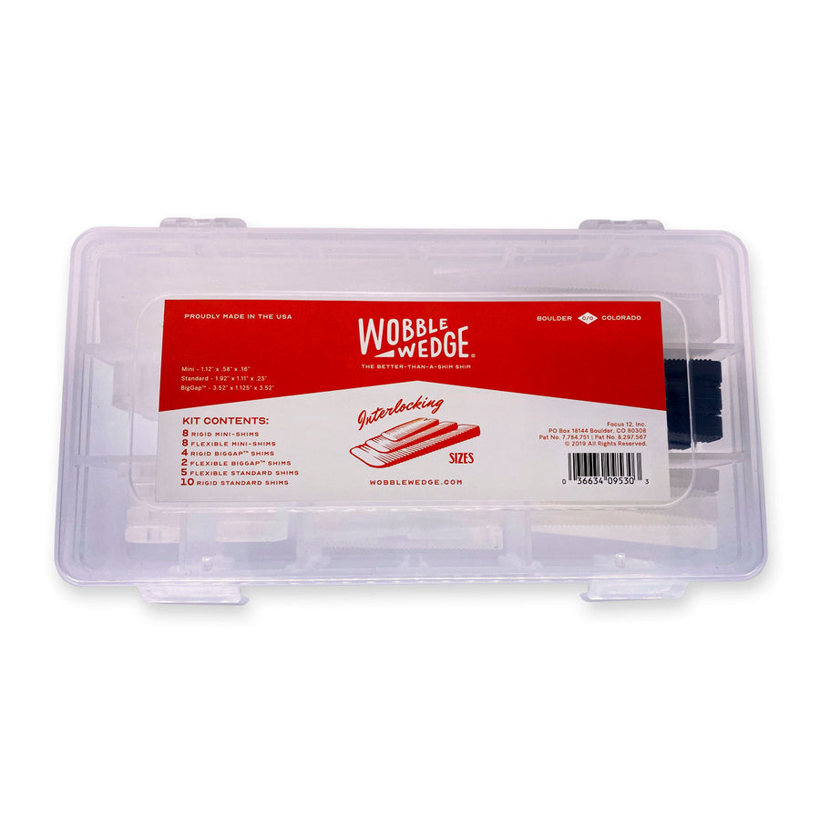 Wobble Wedges Mixed Size Variety Pack, 37pcs